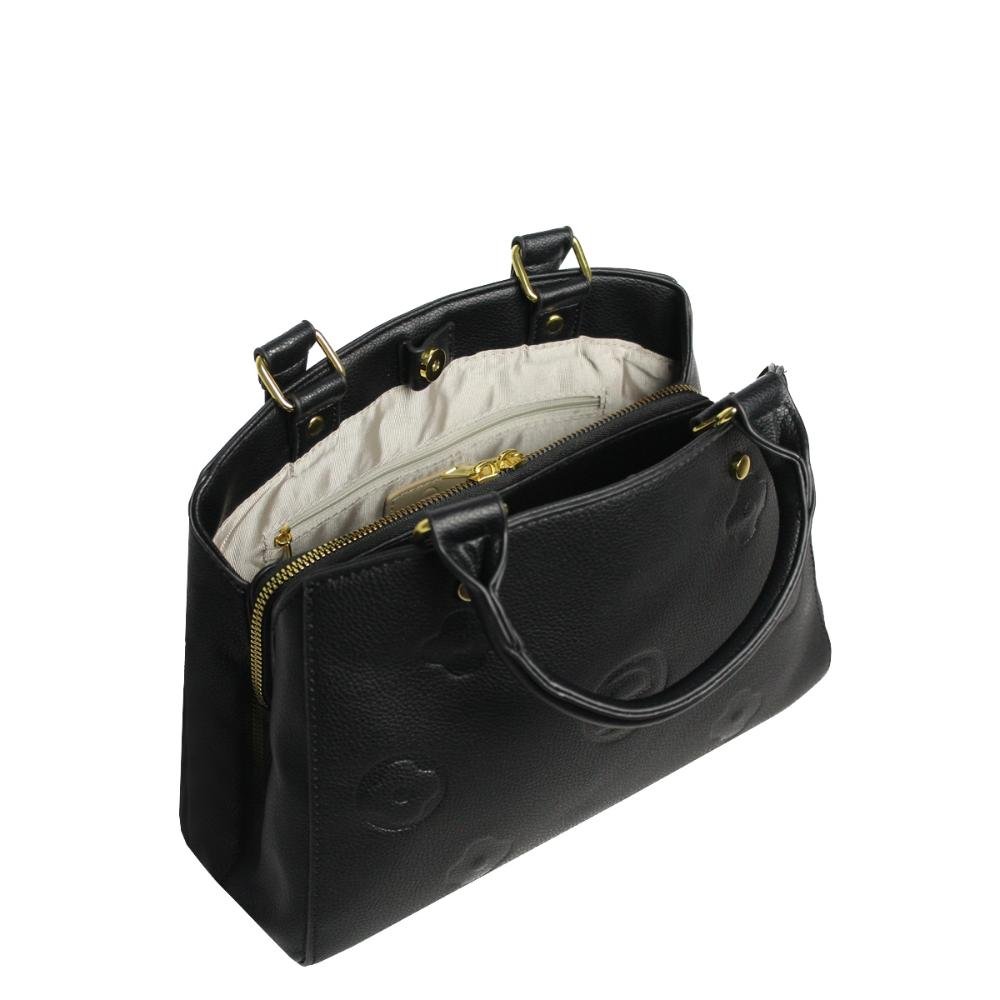 Bolsa Mão e Transversal Monograma W23M12 Le Postiche Preto 3