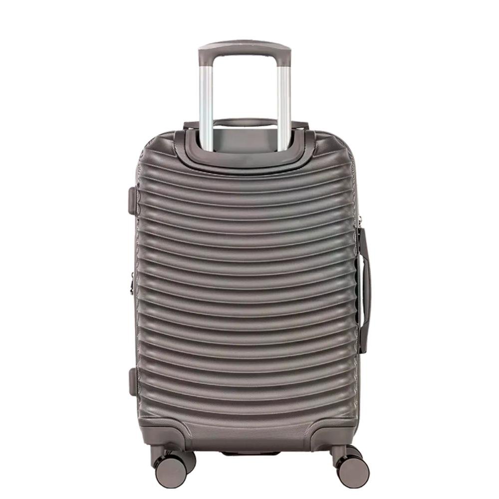 Mala Média 23kg Expansível TSA Giro 360º ABS Vega 3T Sestini Taupe 15