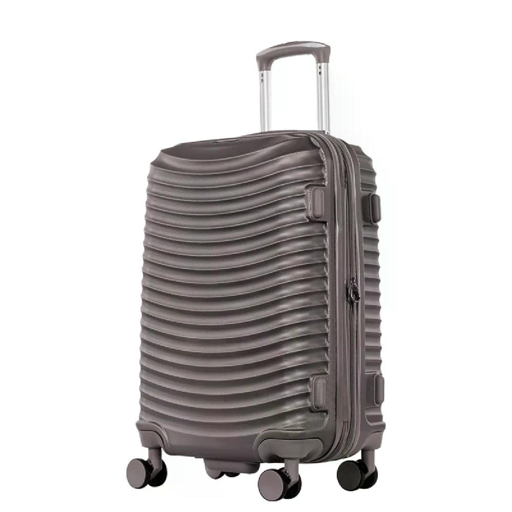 Mala Média 23kg Expansível TSA Giro 360º ABS Vega 3T Sestini Taupe 4