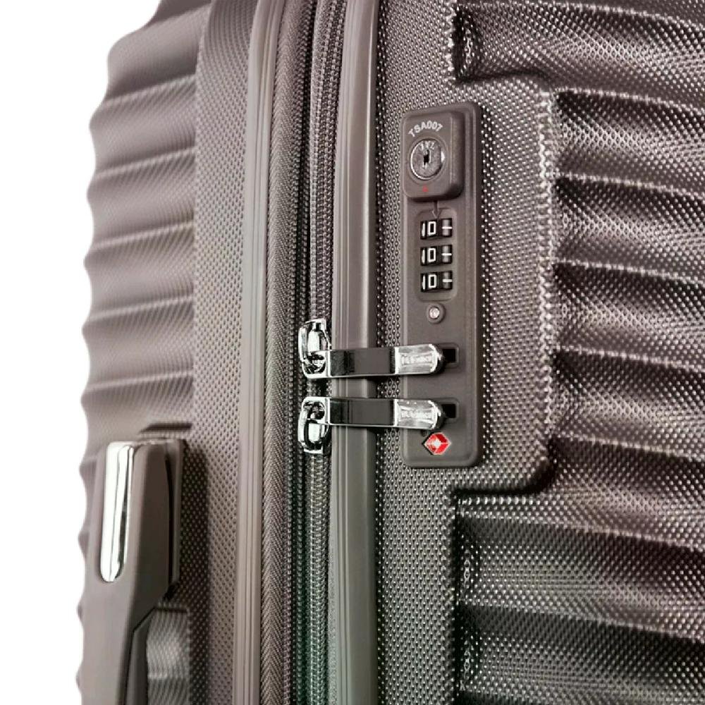 Mala Média 23kg Expansível TSA Giro 360º ABS Vega 3T Sestini Taupe 9