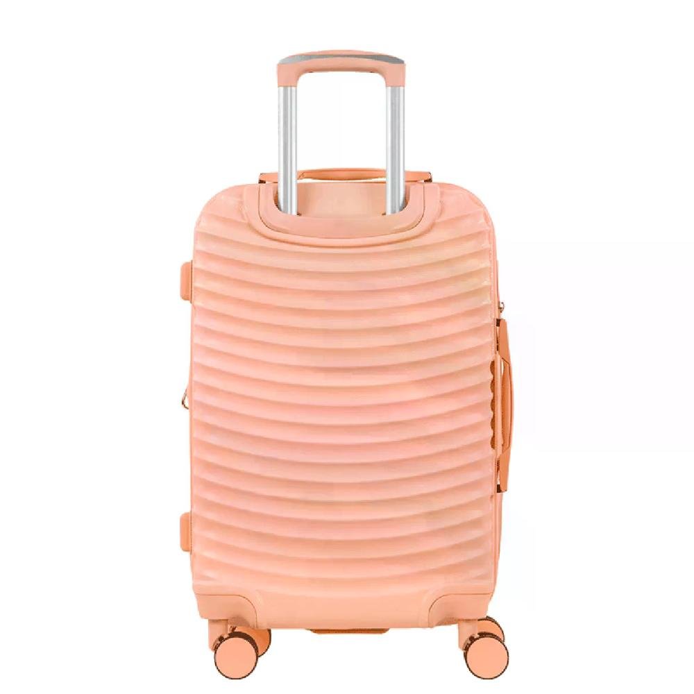 Mala Média 23kg Expansível TSA Giro 360º ABS Vega 3T Sestini Coral 2