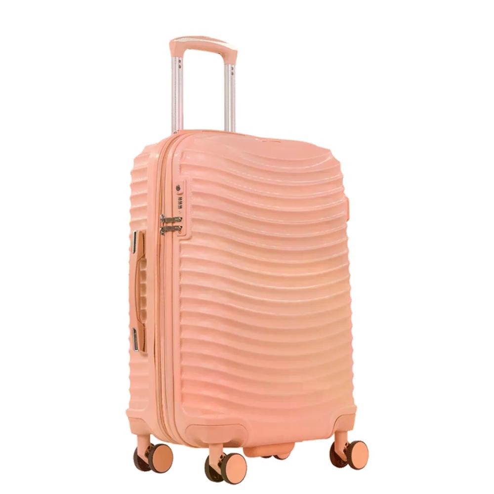 Mala Média 23kg Expansível TSA Giro 360º ABS Vega 3T Sestini Coral 13