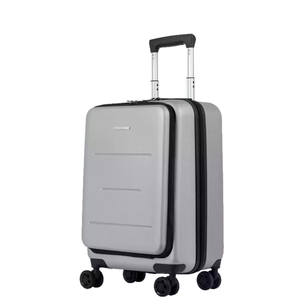 Mala Pequena de Bordo 10kg Notebook 360º Eldorado Sestini Cinza 14