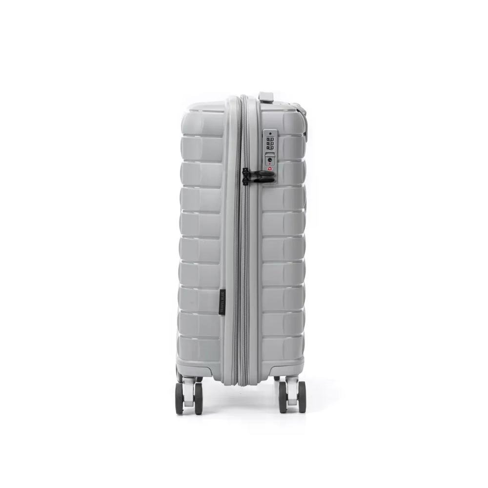 Mala Bordo 10kg Polipropileno Giro 360º Everest Travel Blue Cinza 4