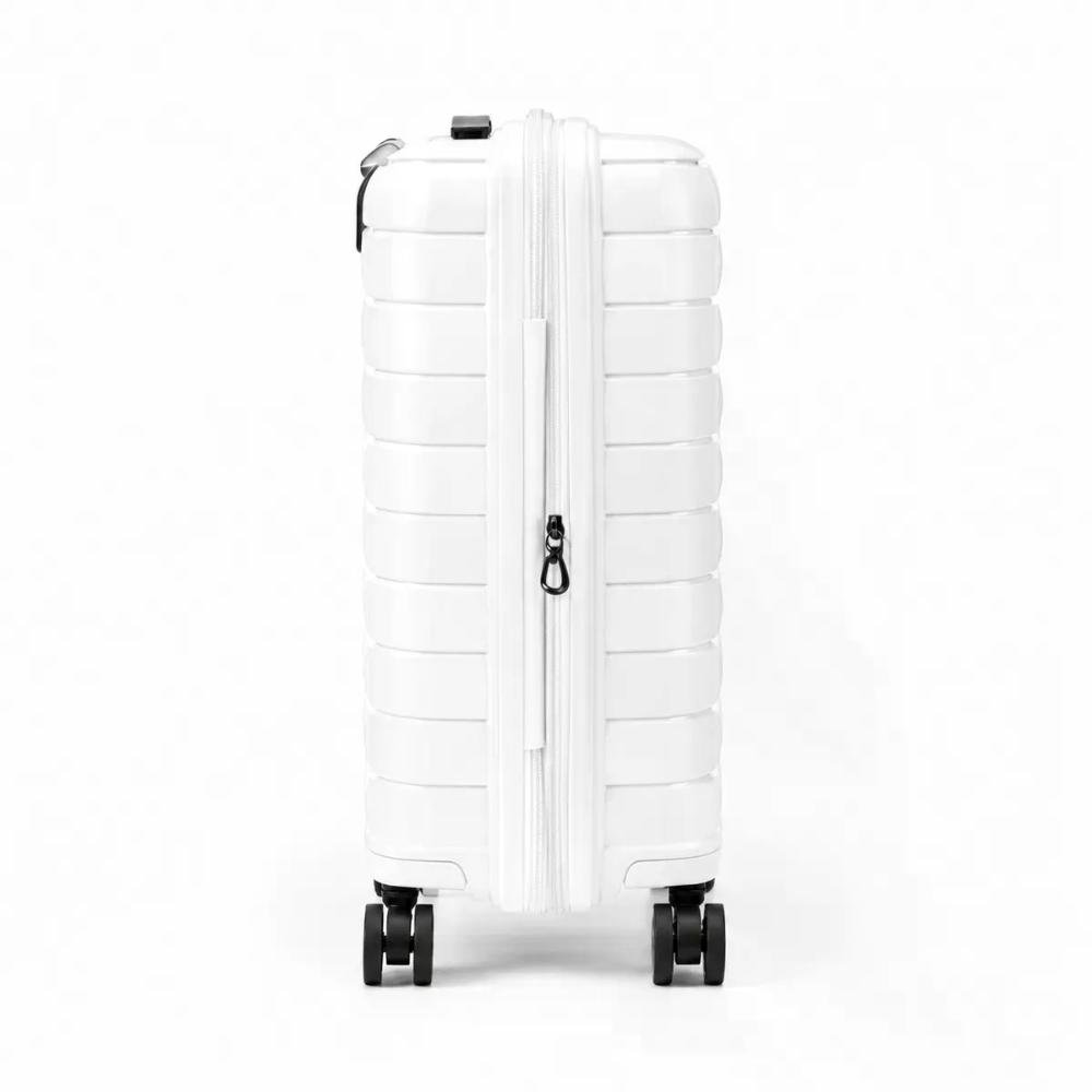Mala Bordo 10kg Polipropileno Giro 360º Everest Travel Blue Branco 3