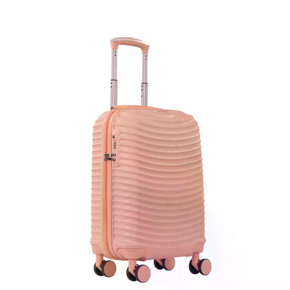 Mala Pequena de bordo 10kg TSA Giro 360º Vega 3T Sestini Salmão 3