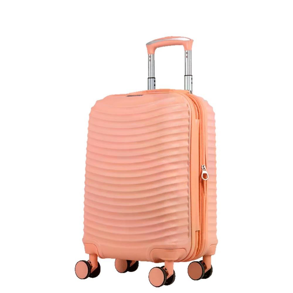 Mala Pequena de bordo 10kg TSA Giro 360º Vega 3T Sestini Salmão 10