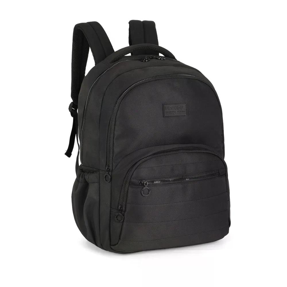 Mochila Escolar Juvenil Nylon Color Original Design Up4you Preto 5