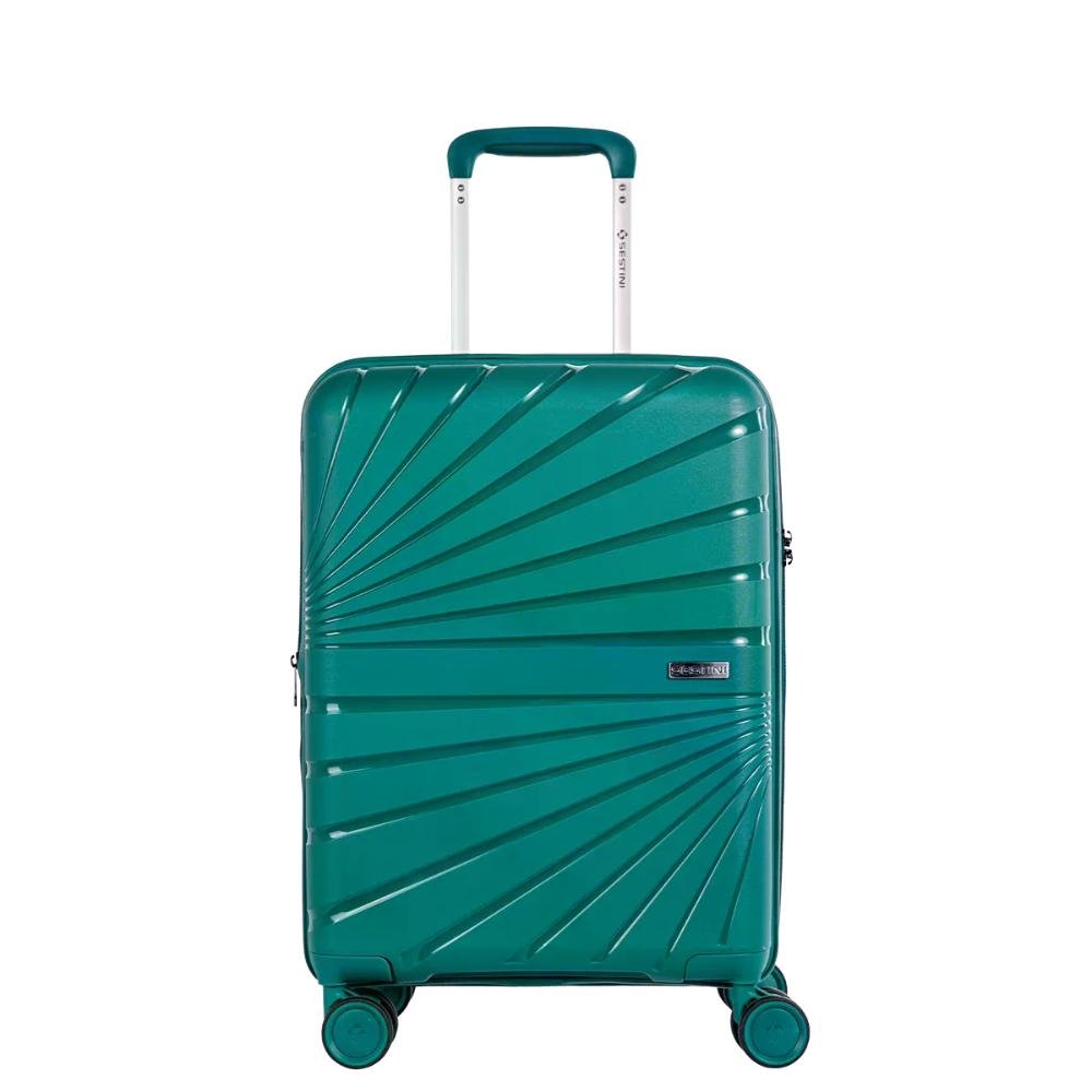 Mala Bordo 10 kg Rodas 360° Polipropileno Supreme Sestini Verde 7