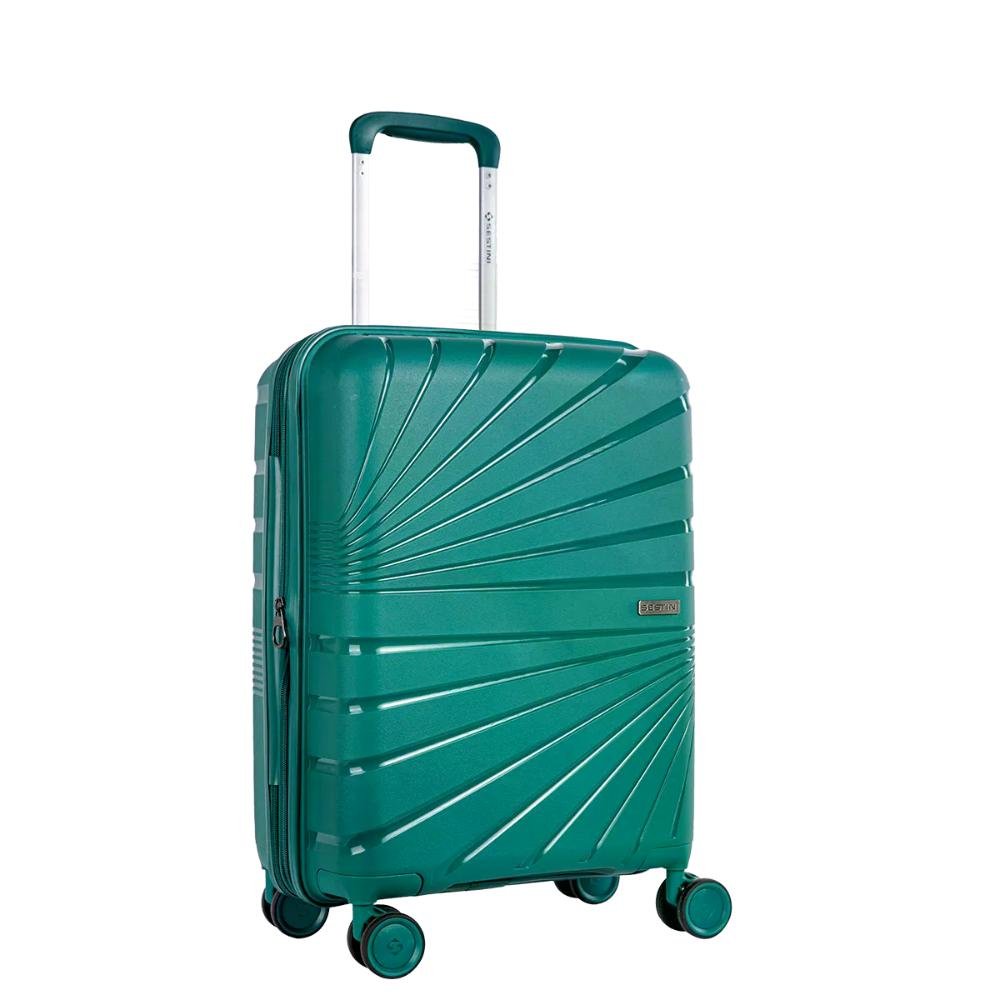 Mala Bordo 10 kg Rodas 360° Polipropileno Supreme Sestini Verde 8