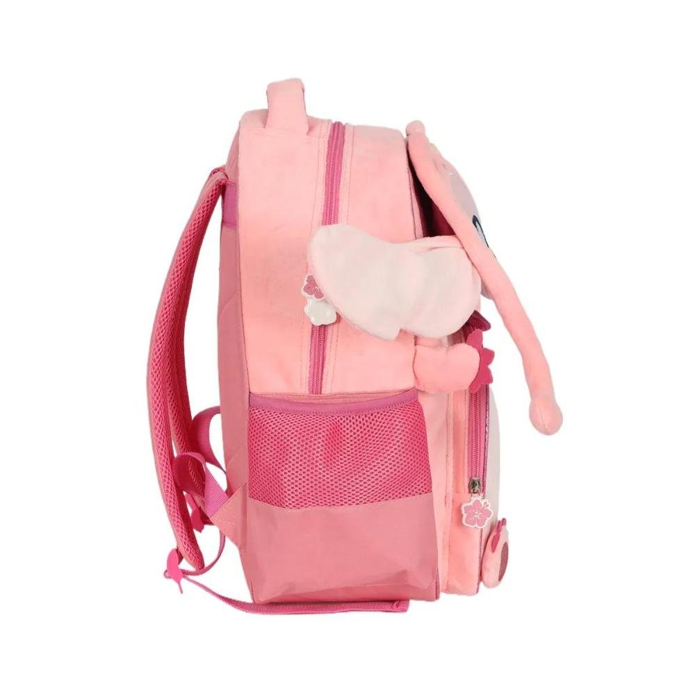 Mochila Escolar Infantil Pelúcia Stitch Up4you Rosa 3