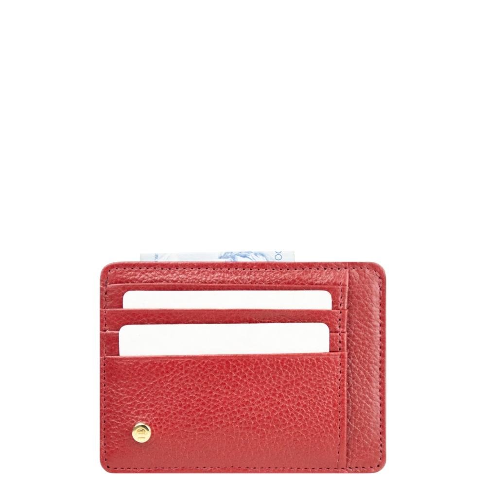 Porta Cartão Couro Feminino 2911252 Le Postiche Vermelho 2