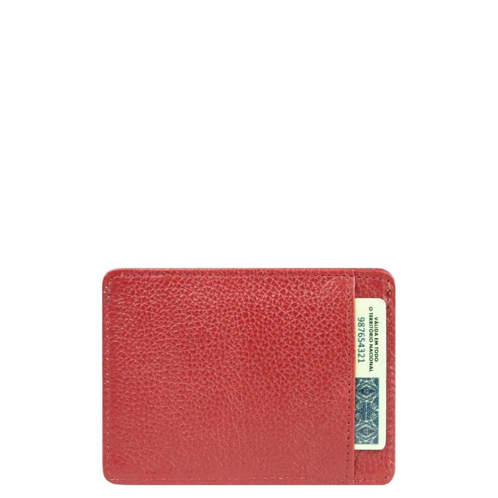 Porta Cartão Couro Feminino 2911252 Le Postiche Vermelho 6