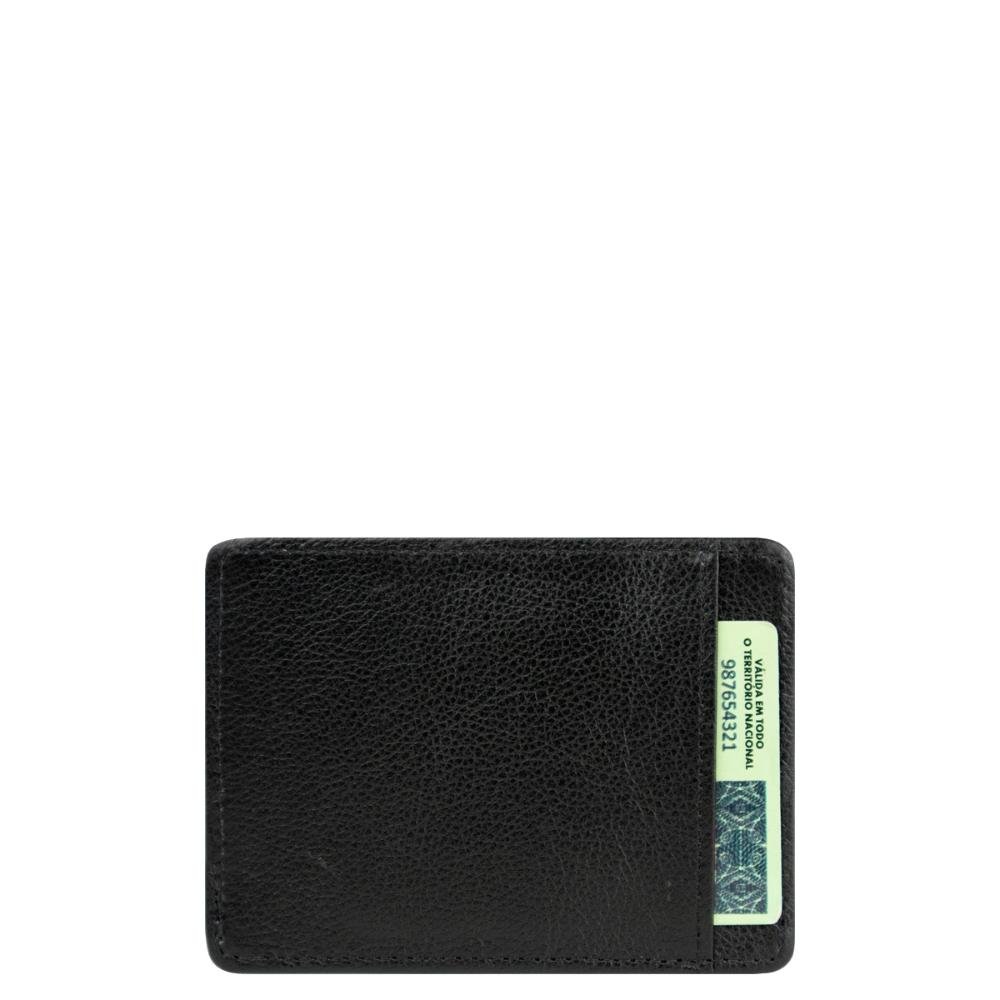 Porta Cartão Couro Feminino 2911252 Le Postiche Preto 3