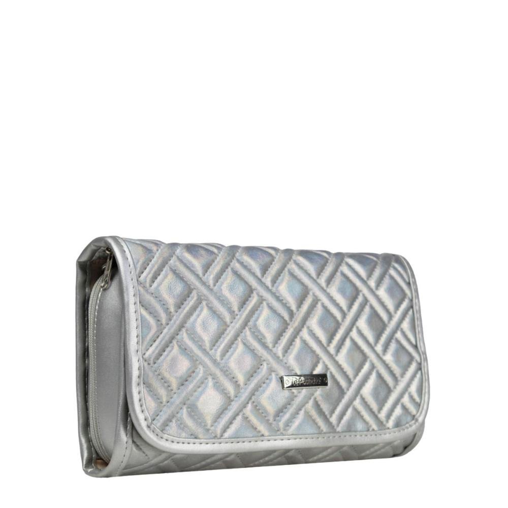 Necessaire Rocambole Diamond Matelassê Le Postiche Cinza 6