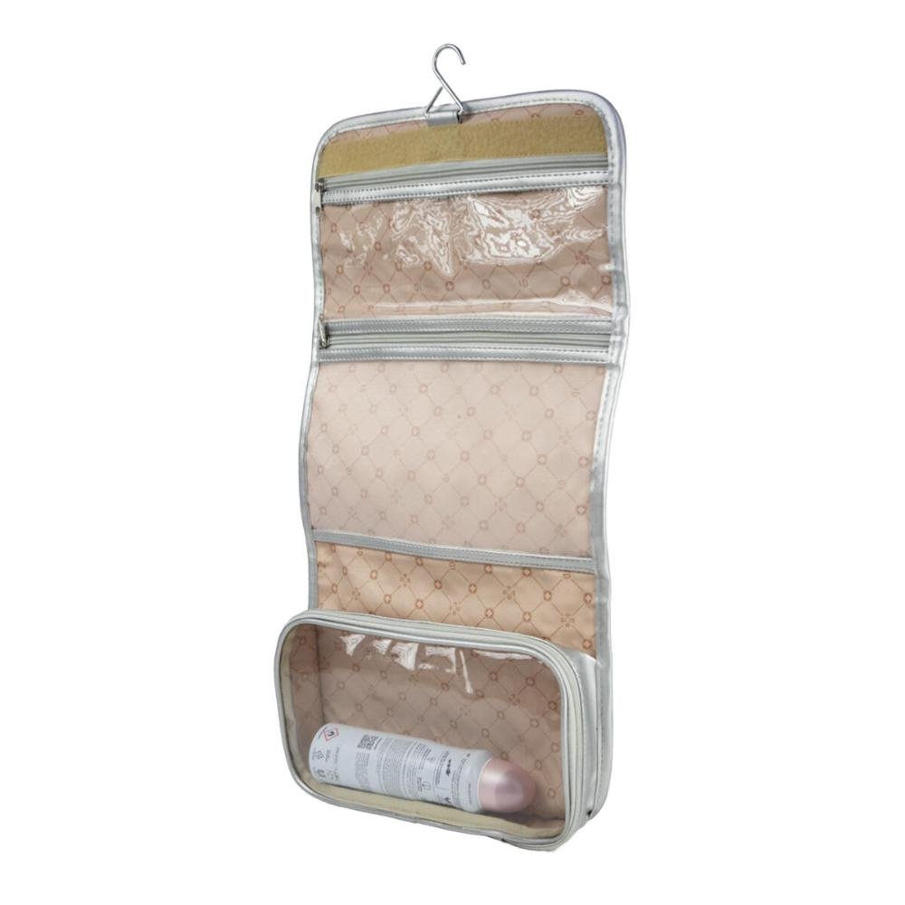 Necessaire Rocambole Diamond Matelassê Le Postiche Cinza 8