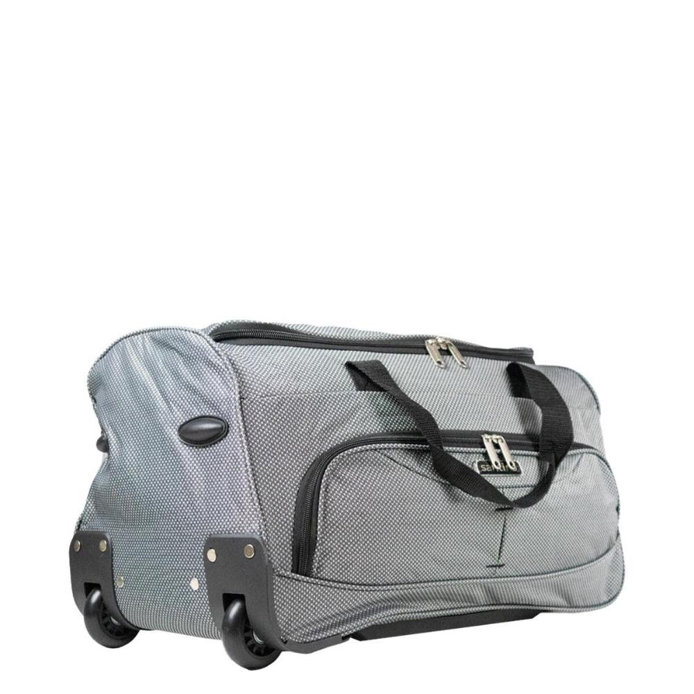 Bolsa de Viagem com Rodas Fixas LZS1U08 Santino Cinza 3