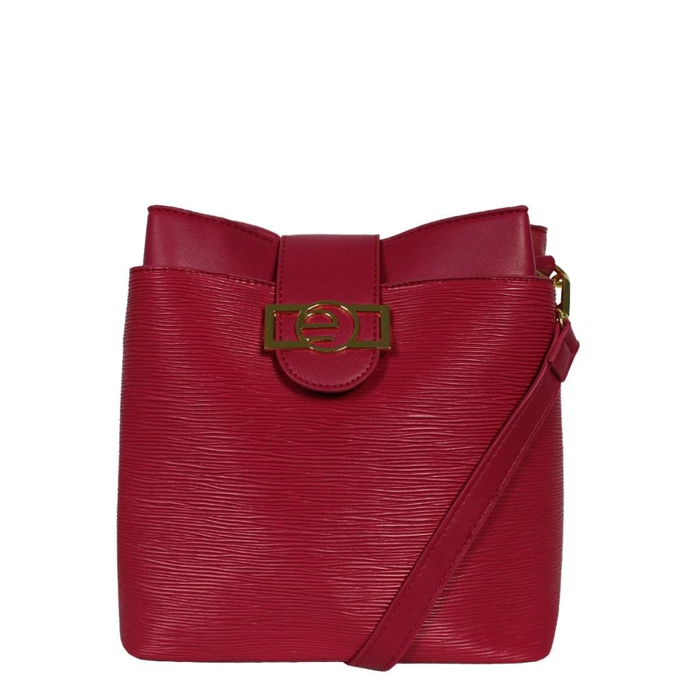 Bolsa Transversal Detail W23M18 Le Postiche Vermelho 5