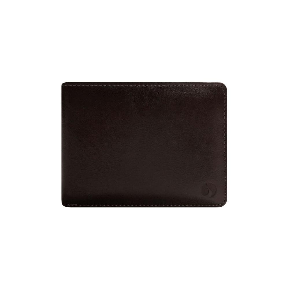 Carteira Masculina Couro Casual Line Stradda Marrom 5