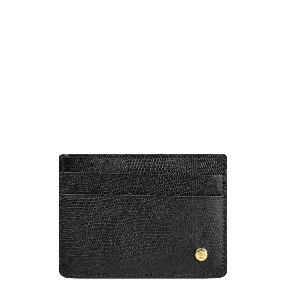 Porta Cartão Couro Feminino Iguana 15611657 Le Postiche Preto 4