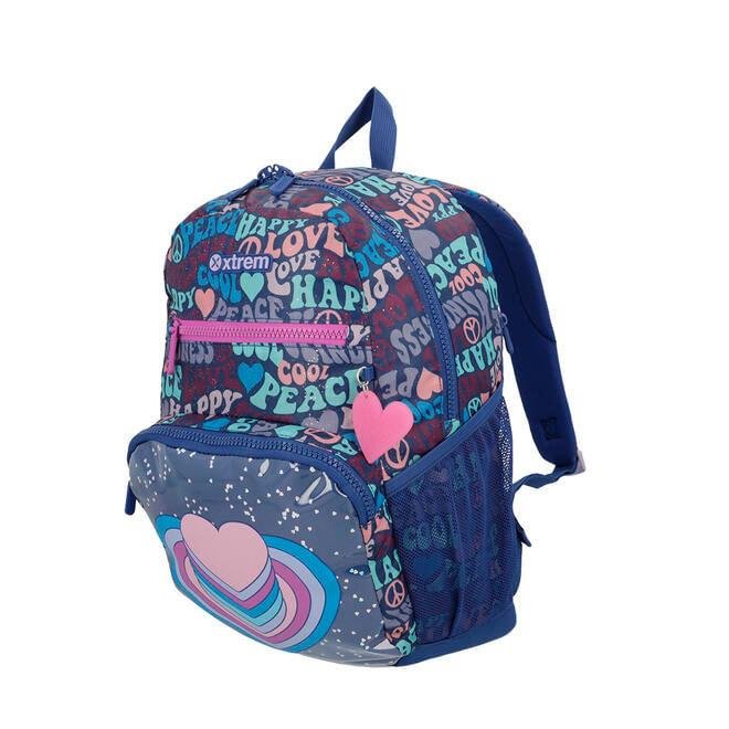 Mochila Infantil Bolt Corações 151063-A442 Xtrem Azul 8