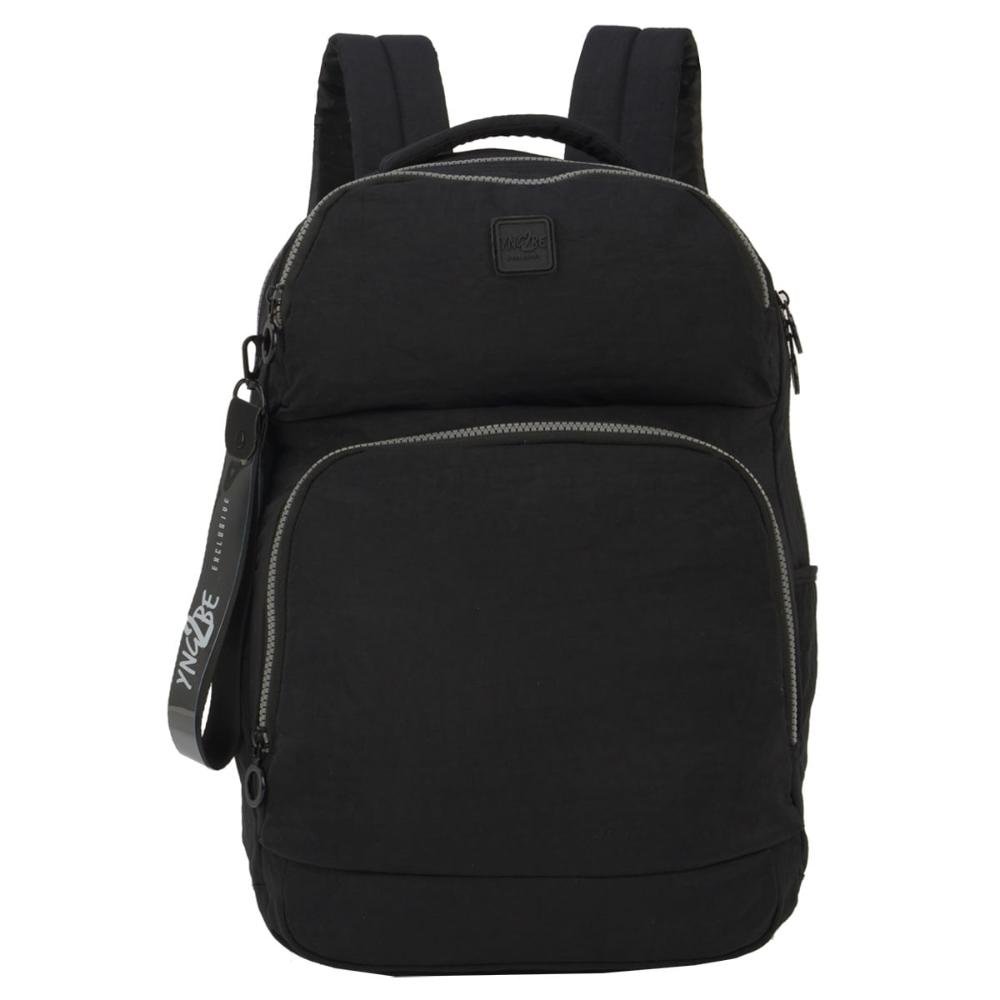 Mochila Crinkle Classic Juvenil Luxcel Preto 2