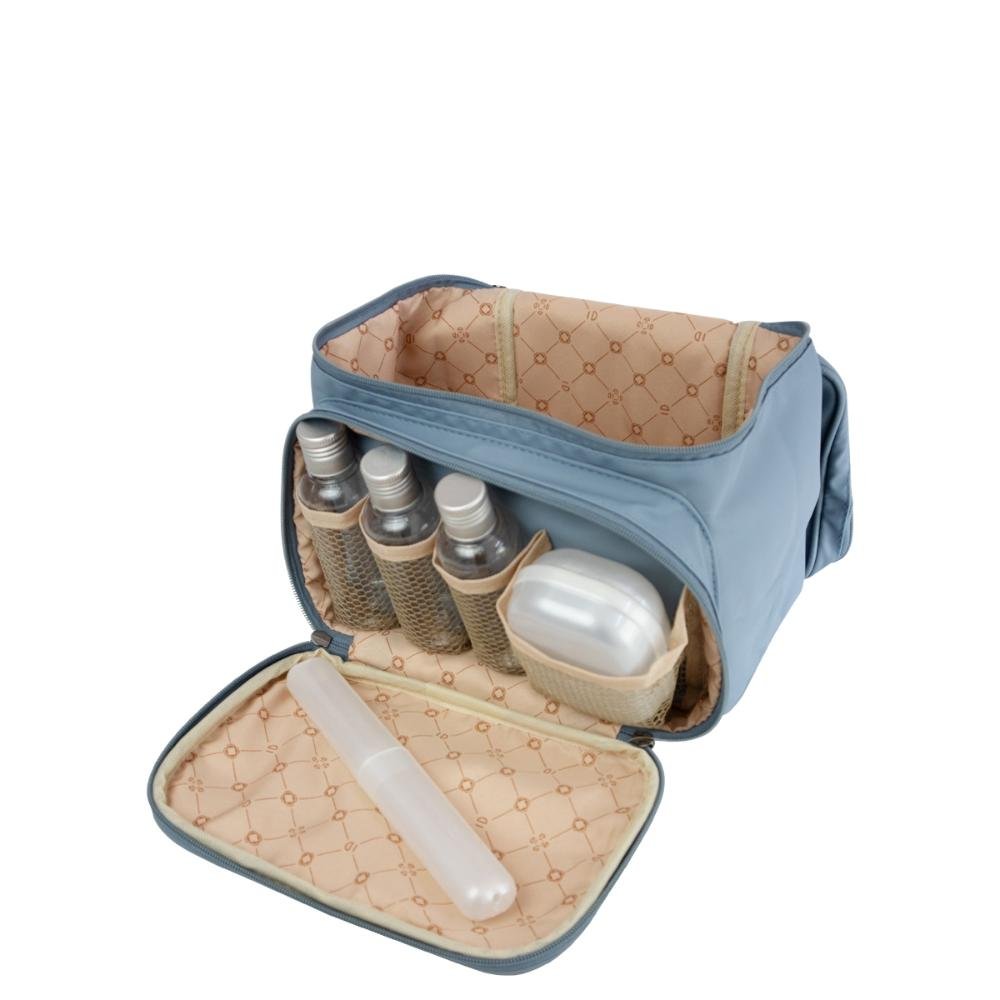Necessarie Grande Nylon Com Potes EX1077A Le Postiche Azul 4