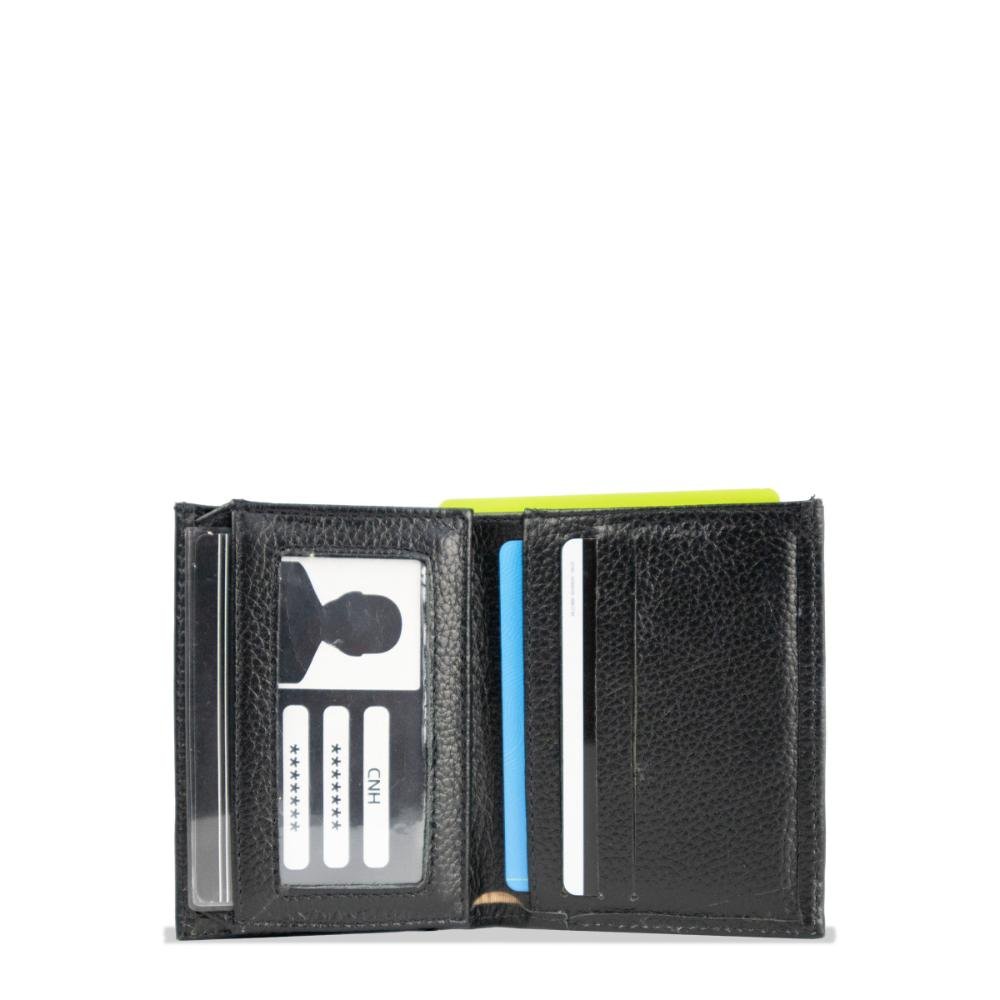 Porta Cartão Couro Feminino F2171K Le Postiche  Preto 3