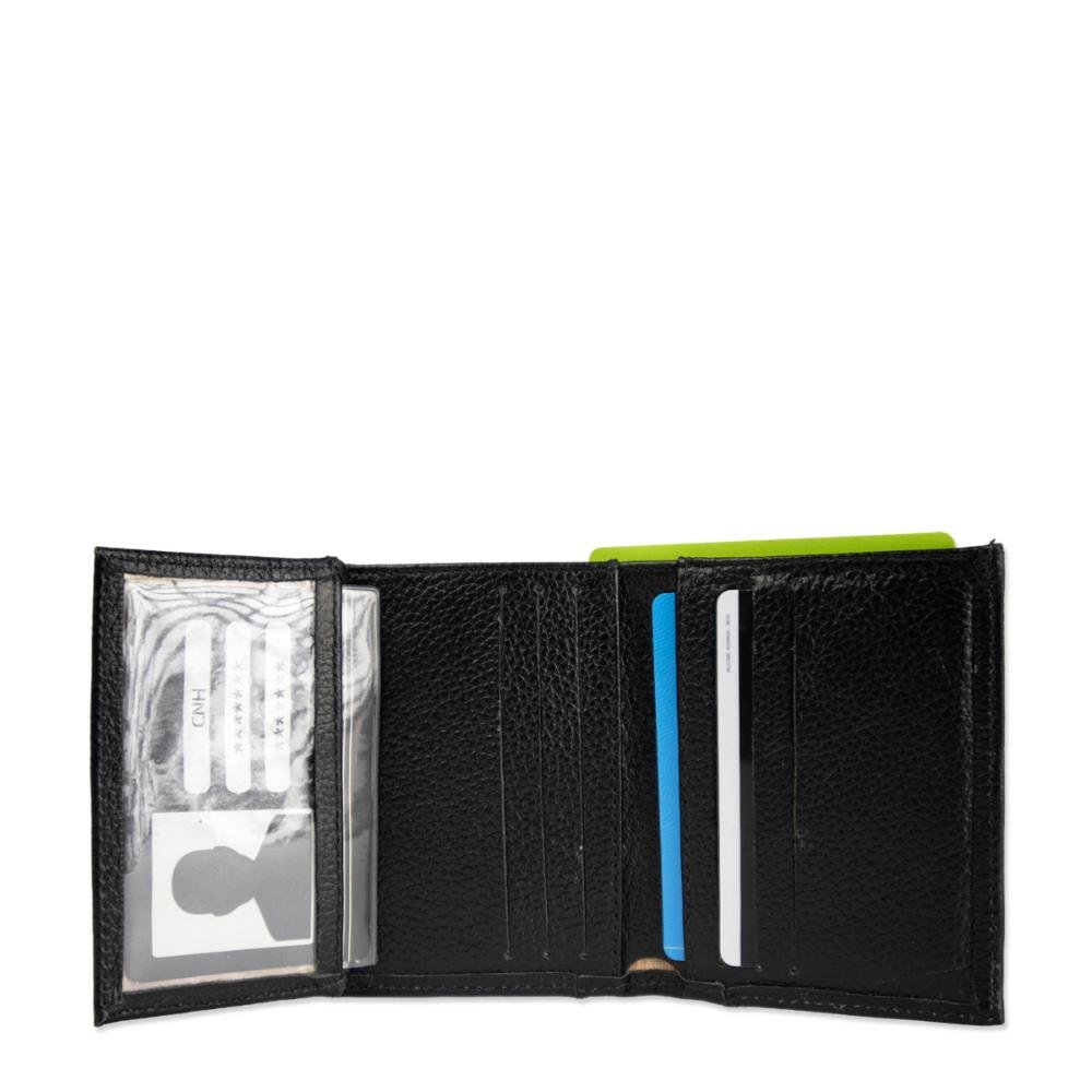 Porta Cartão Couro Feminino F2171K Le Postiche  Preto 4