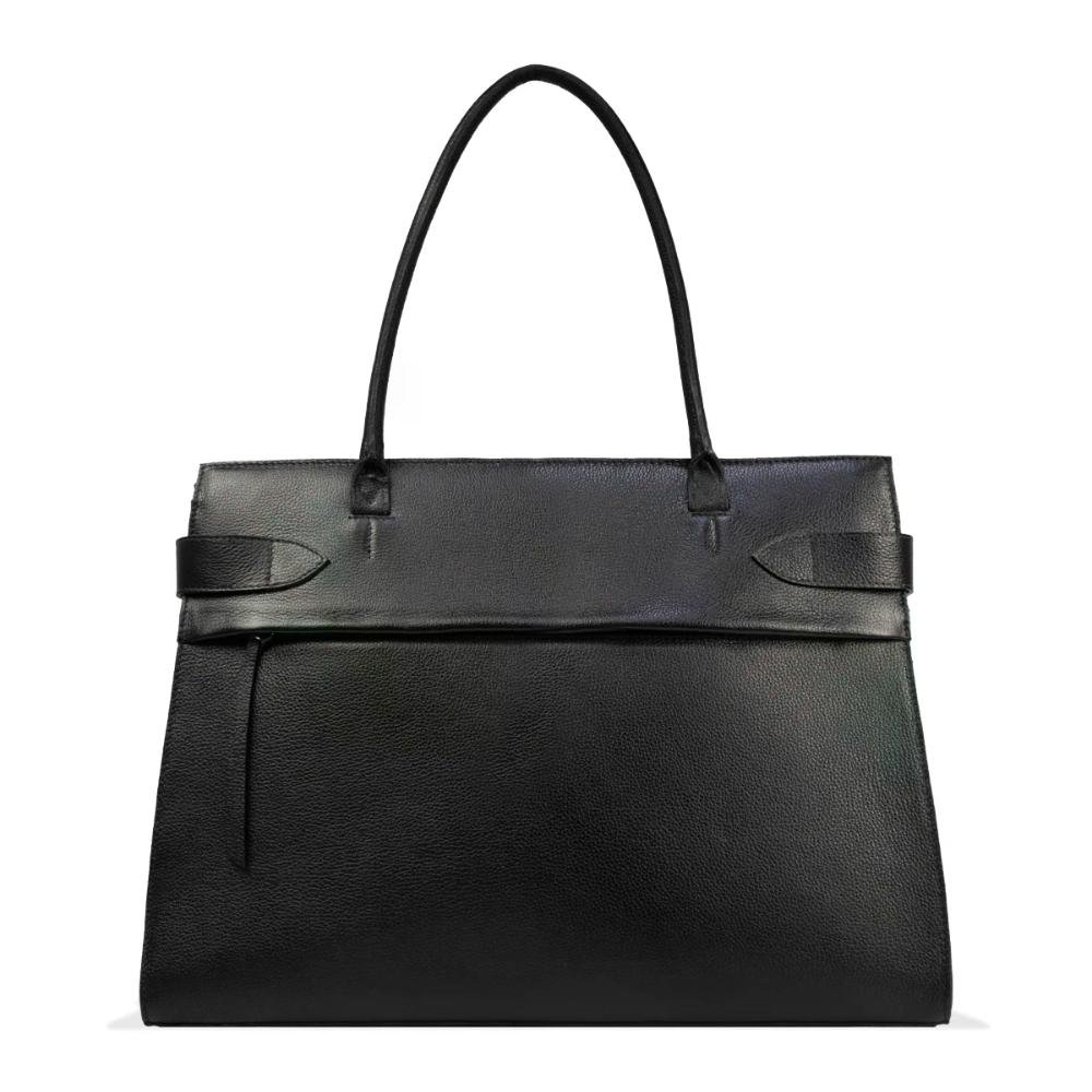 Bolsa Feminina Tote de Ombro em Couro Le Postiche Preto 3