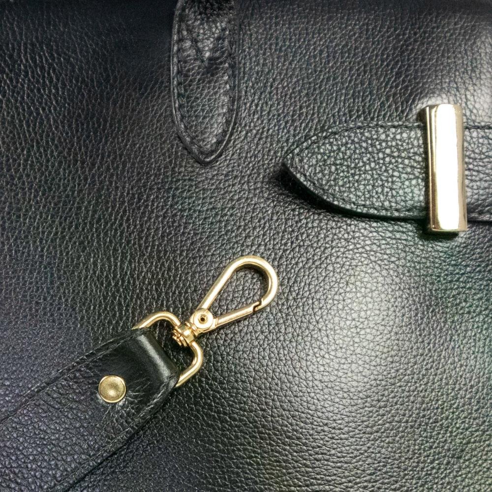 Bolsa Feminina Tote de Ombro em Couro Le Postiche Preto 7