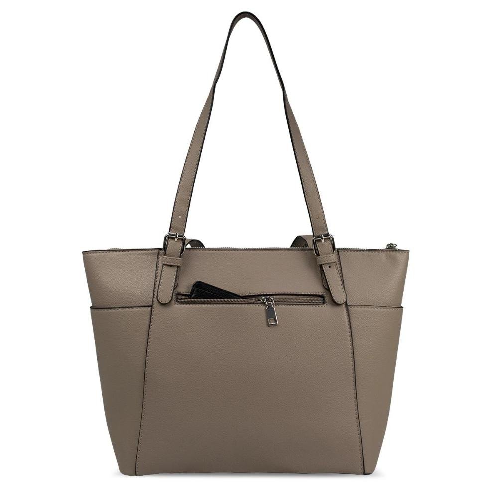 Bolsa Ombro Feminina Tote Minifloater Le Postiche Bege 2