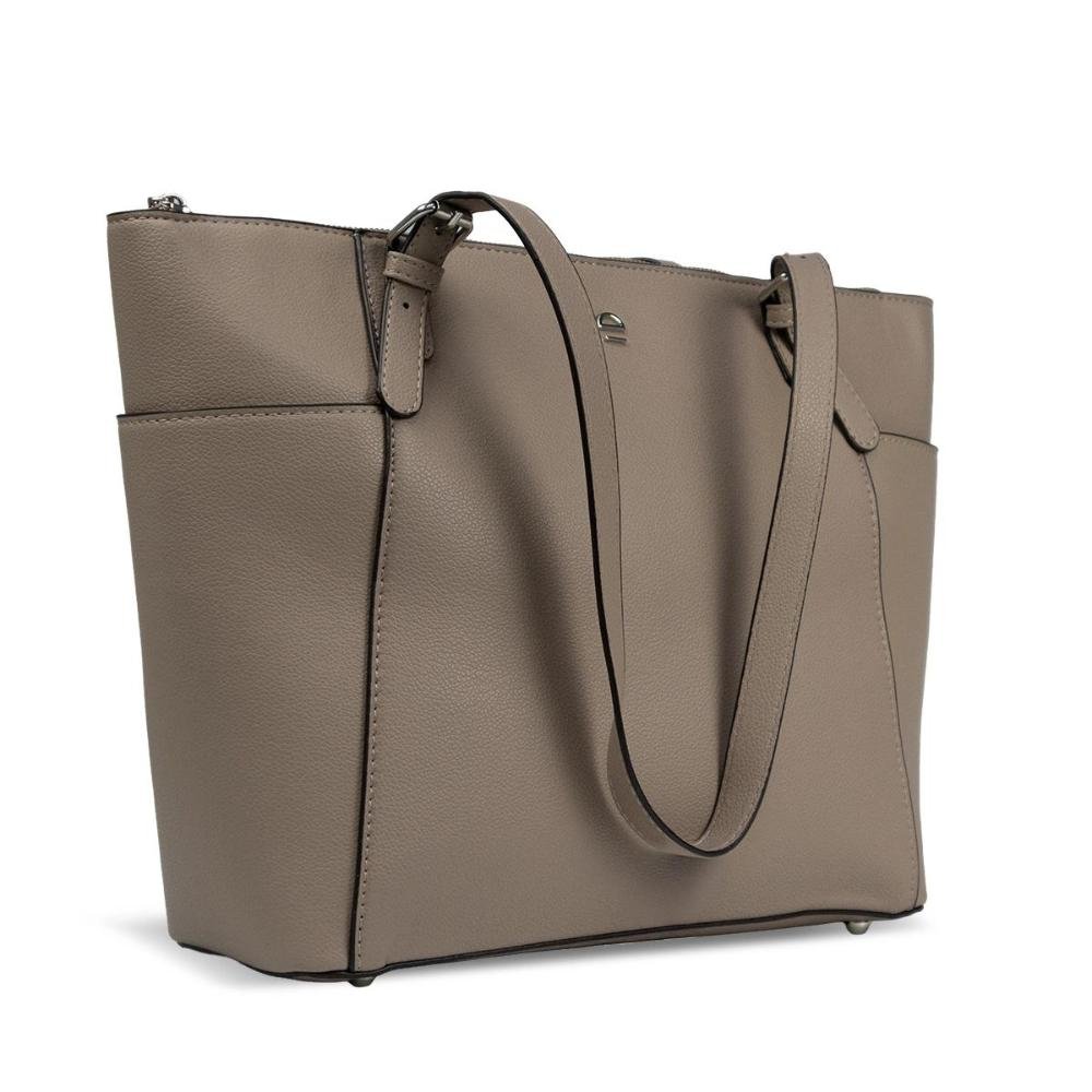 Bolsa Ombro Feminina Tote Minifloater Le Postiche Bege 4