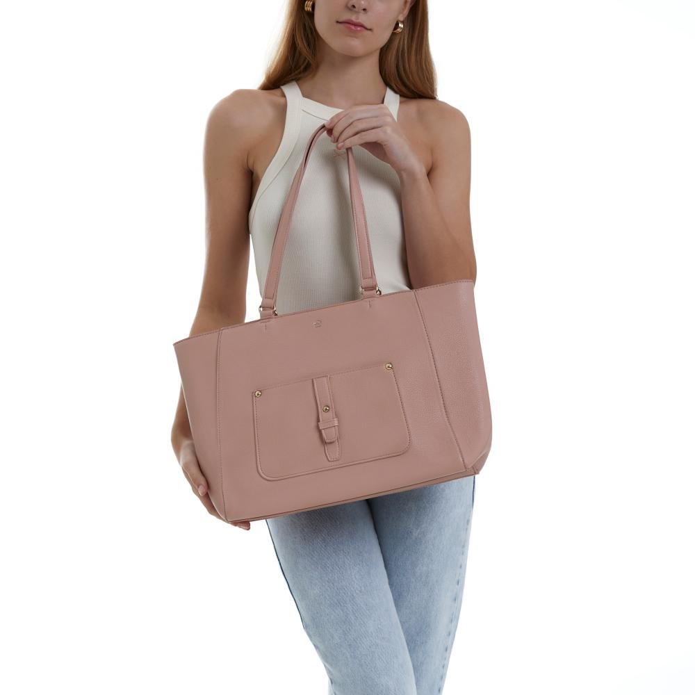 Bolsa Ombro Tote Floater Fivela BS67355LP Le Postiche Nude 2