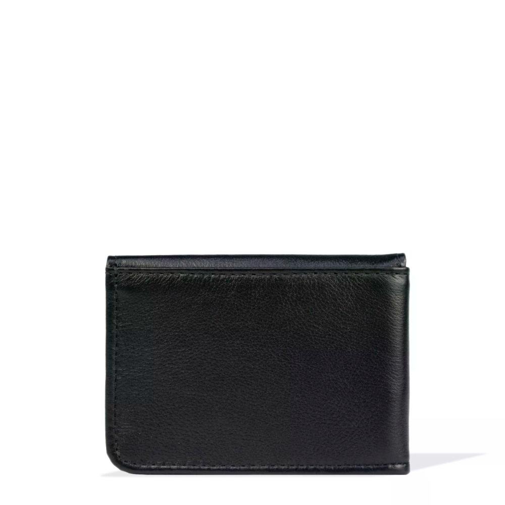 Carteira Masculina Couro Slim Fasolo Preto 4