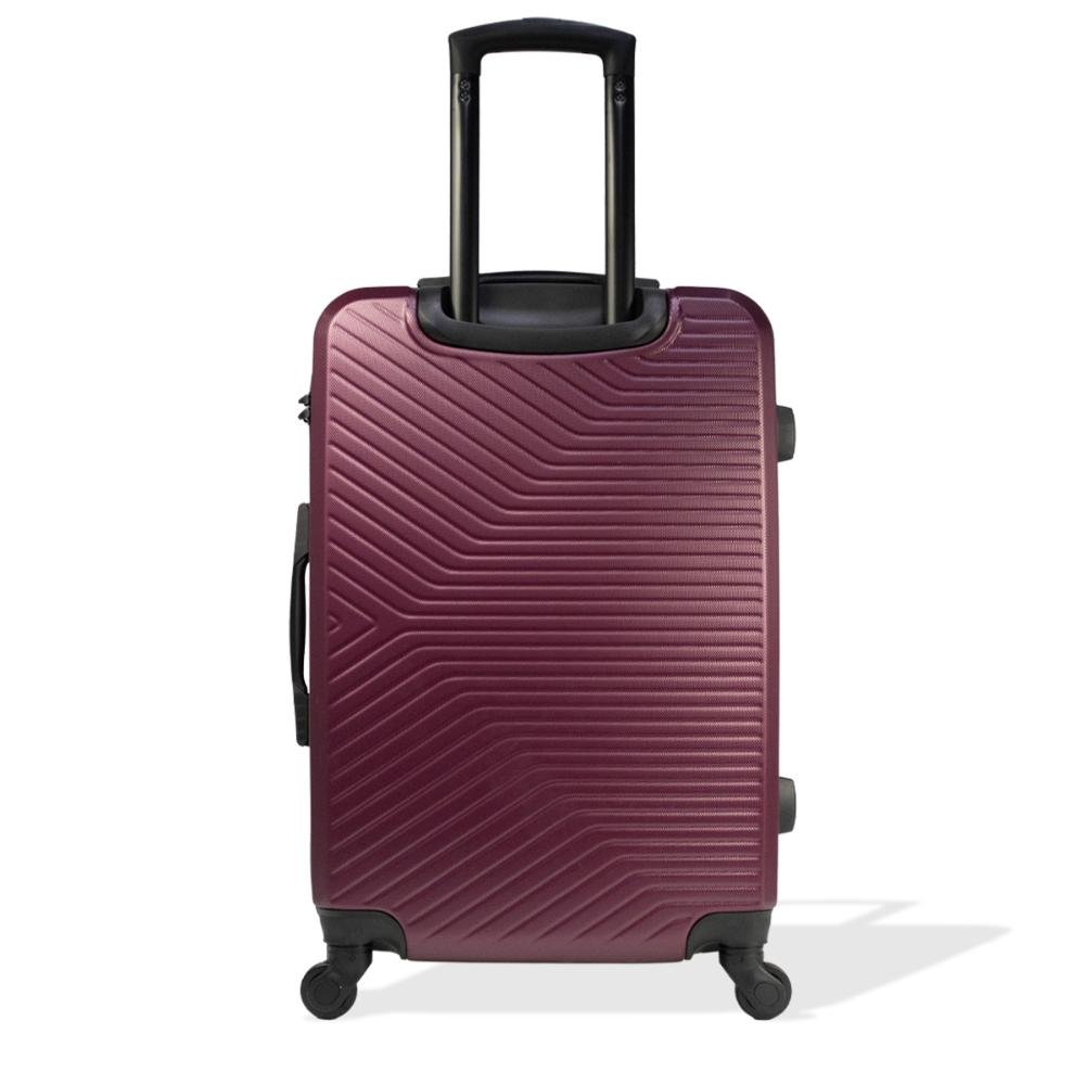 Mala Grande 32kg TSA Giro 360º Valence Lock Seanite Vinho 5