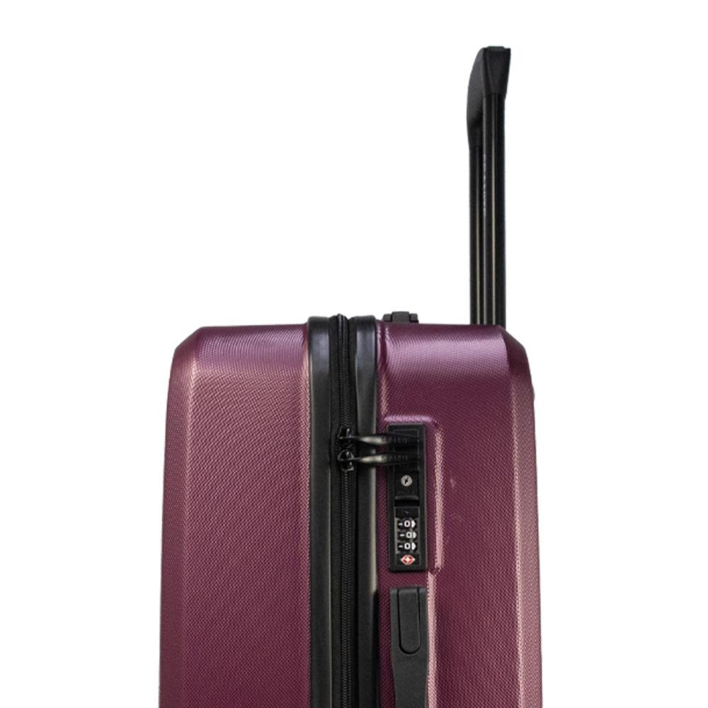 Mala Grande 32kg TSA Giro 360º Valence Lock Seanite Vinho 9