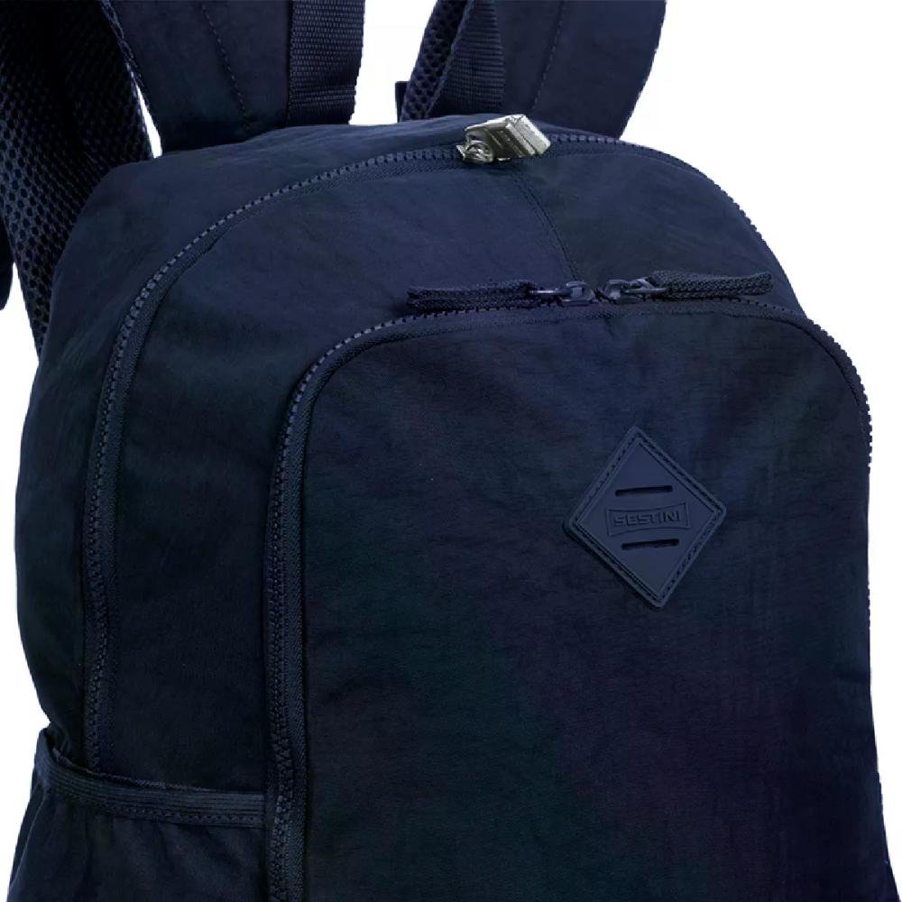Mochila Sestini Magic Crinkle Azul Marinho 11