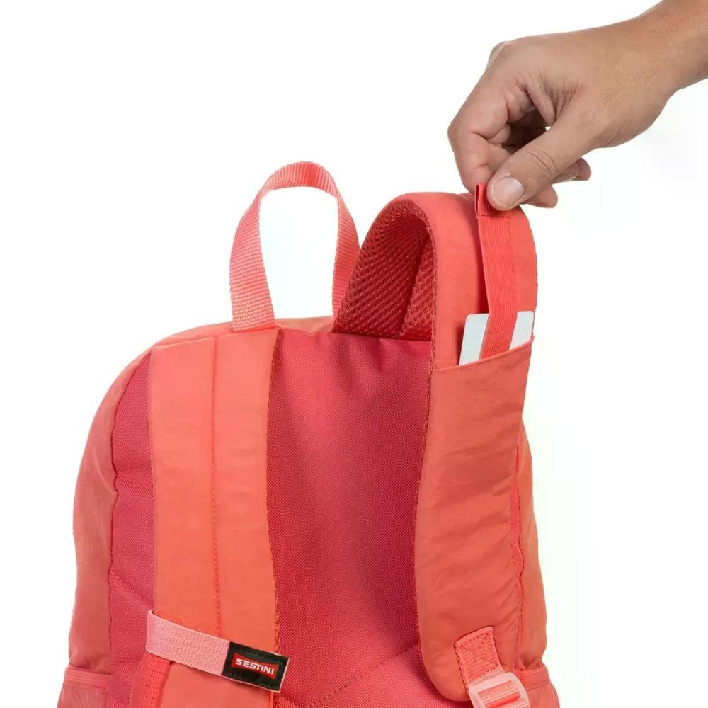 Mochila Sestini Magic Crinkle Laranja 5