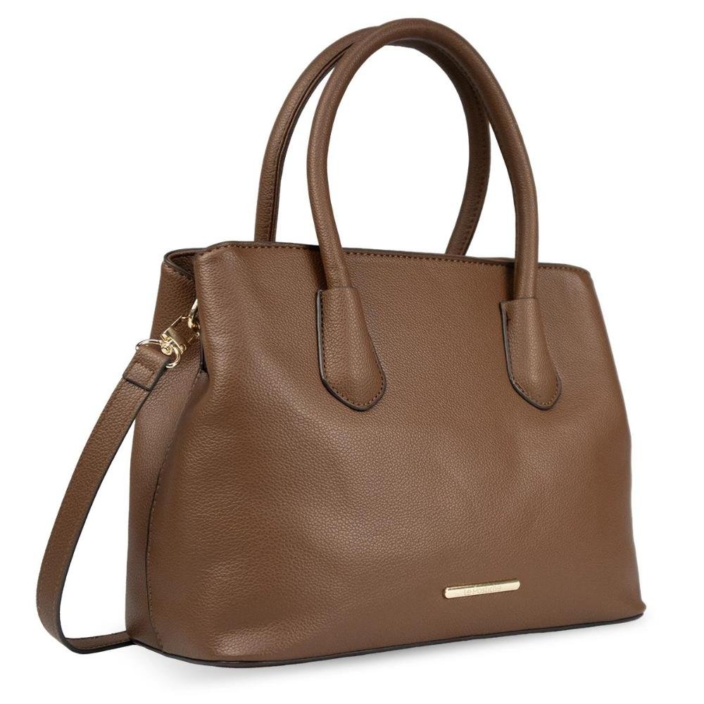 Bolsa de Ombro Tote Mini Floater Le Postiche Marrom 2