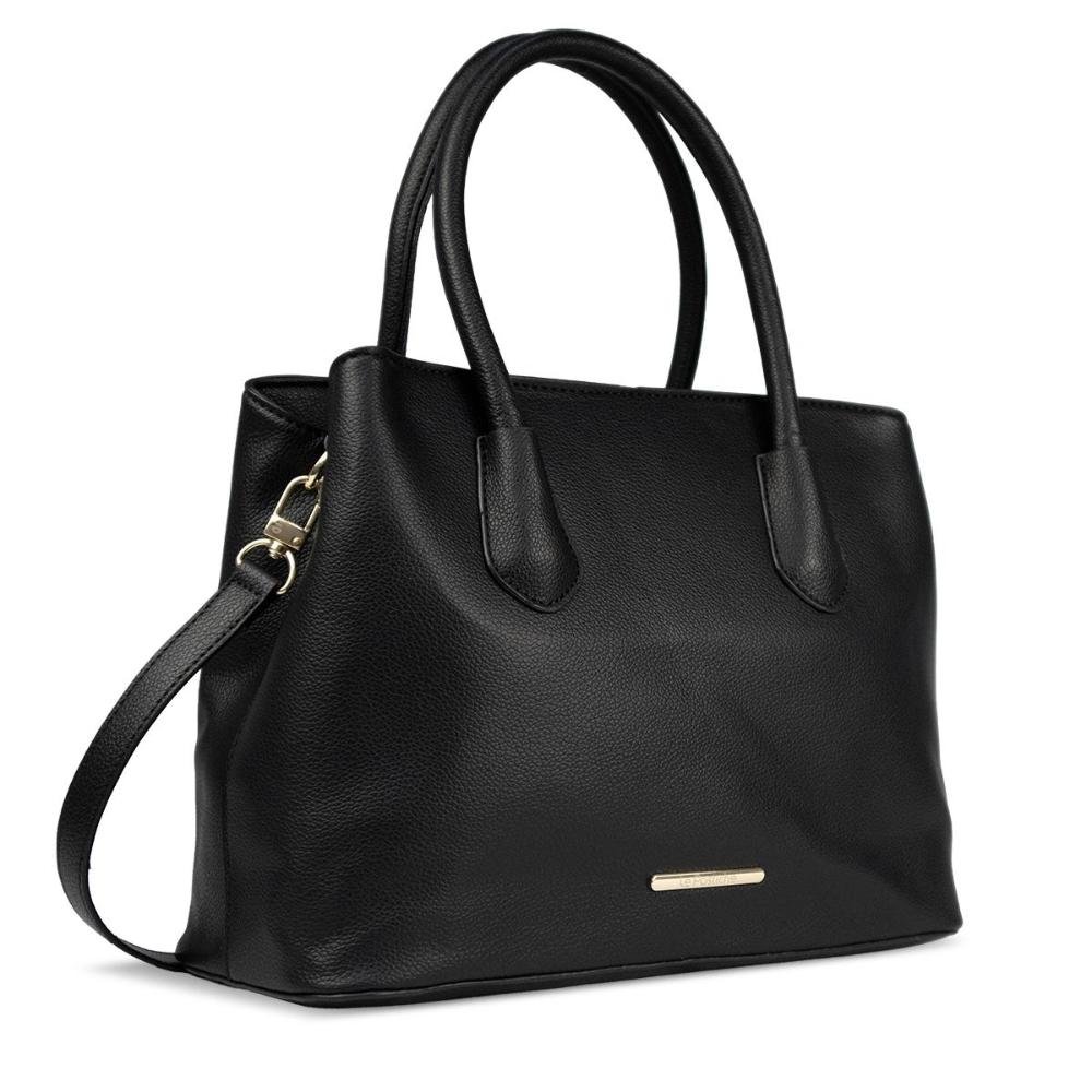 Bolsa de Ombro Tote Mini Floater Le Postiche Preto 2