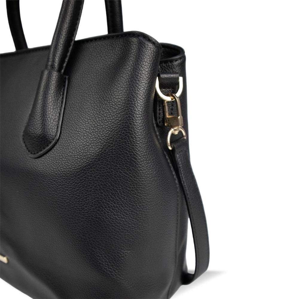 Bolsa de Ombro Tote Mini Floater Le Postiche Preto 4