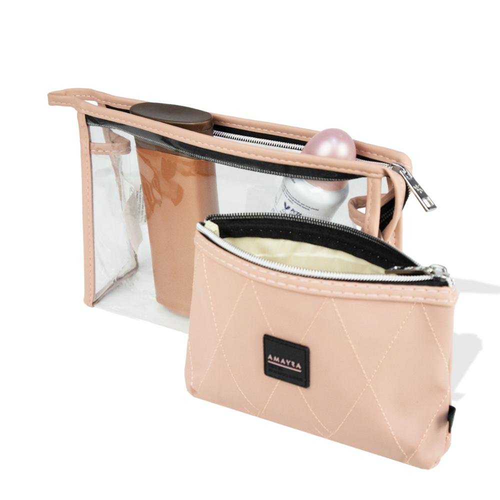 Kit Necesserie Feminina Amayra Bege 4