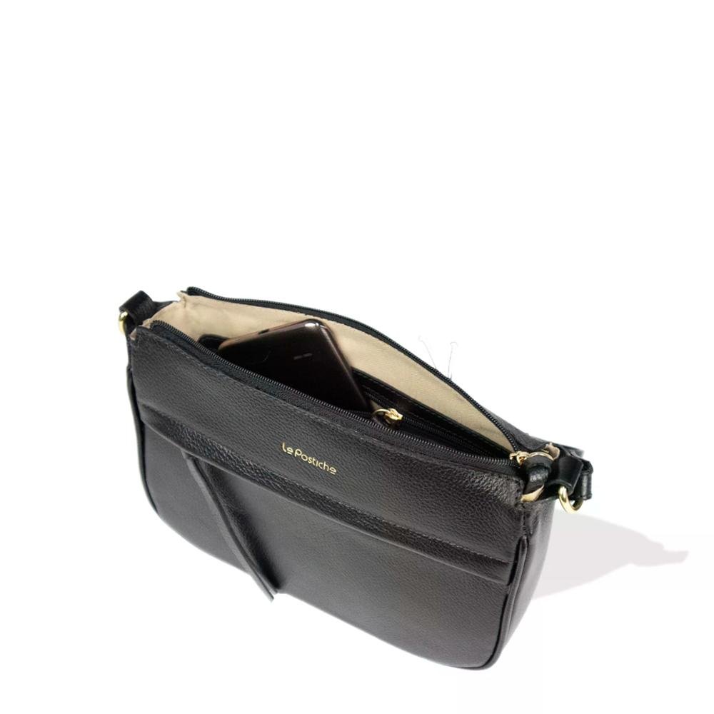 Bolsa Transversal Casual Feminina Le Postiche Preto 4