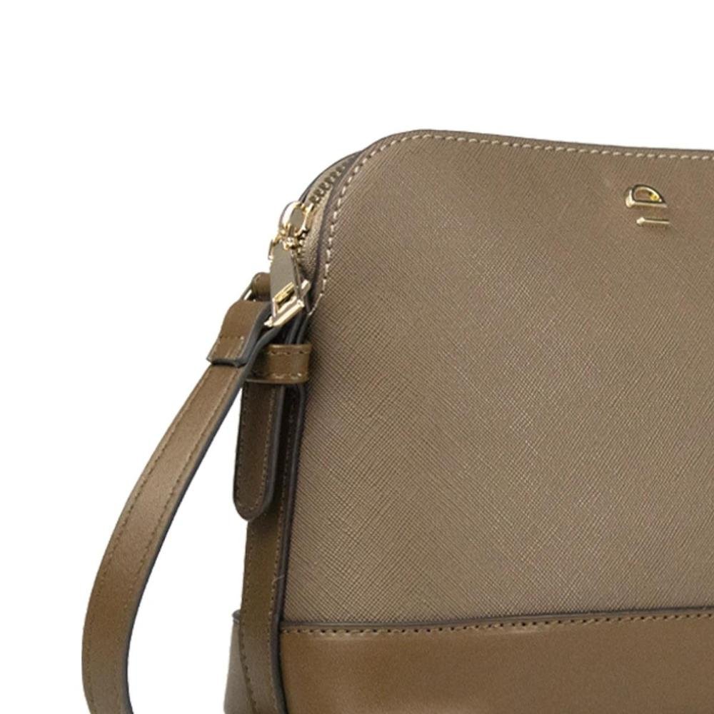 Bolsa Transversal Feminina Saffiano Le Postiche Marrom 6