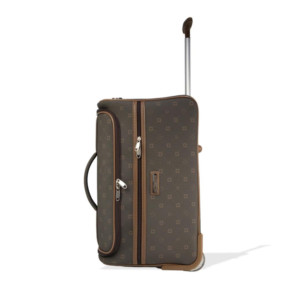 Bolsa de Viagem com Rodas Monograma Le Postiche by Lansay Marrom 2
