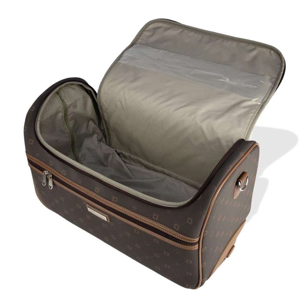 Bolsa de Viagem com Rodas Monograma Le Postiche by Lansay Marrom 4