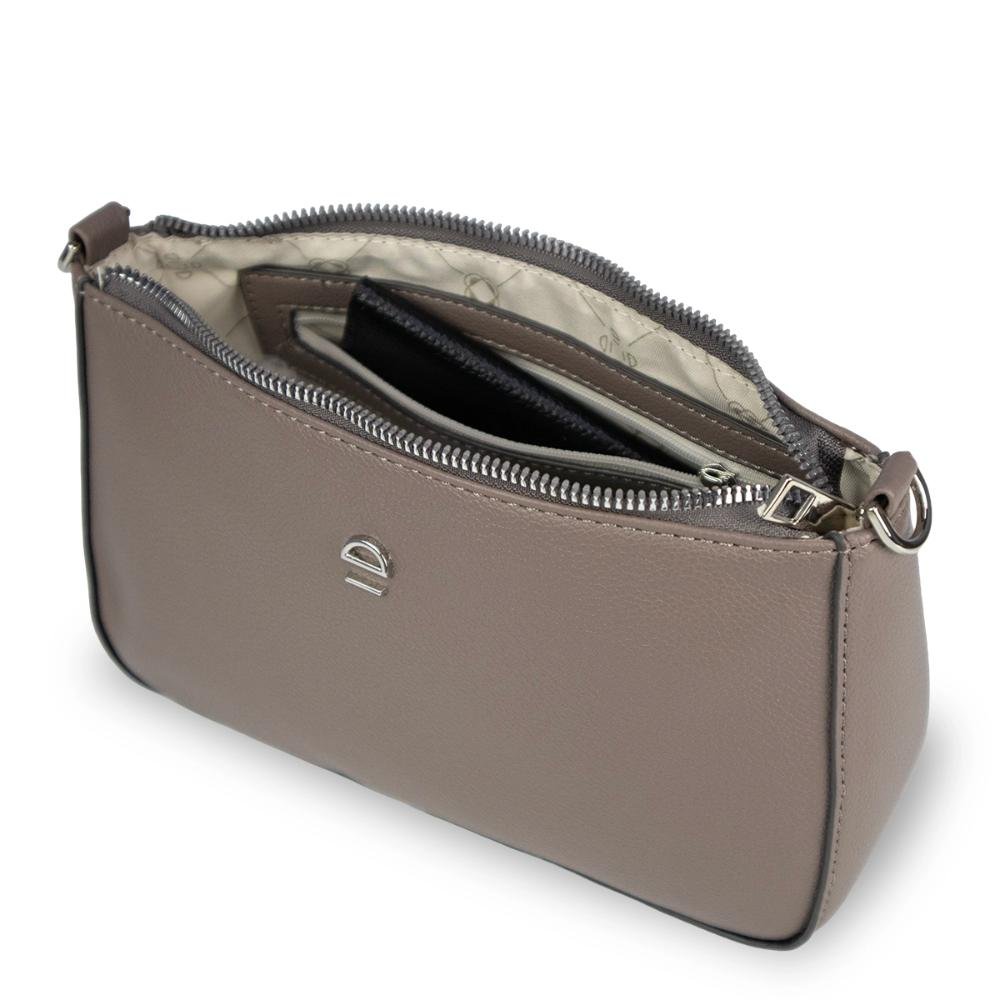 Bolsa Ombro Alça Dupla Minifloater Le Postiche Camel 3