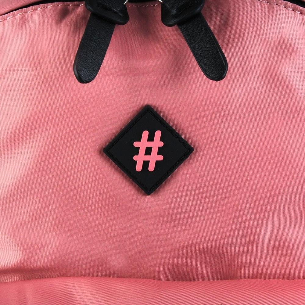Mochila Casual hashtag Let's Go Rosa 4