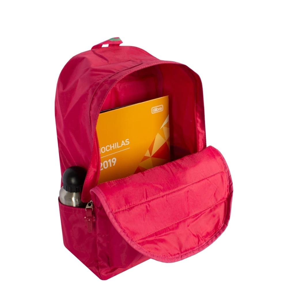 Mochila Bordado Juvenil Luxcel Rosa 8